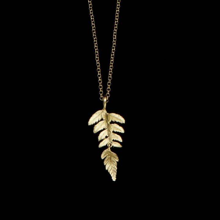 Fern Pendant on Chain - 18" Adj. for wholesale by Michael Michaud