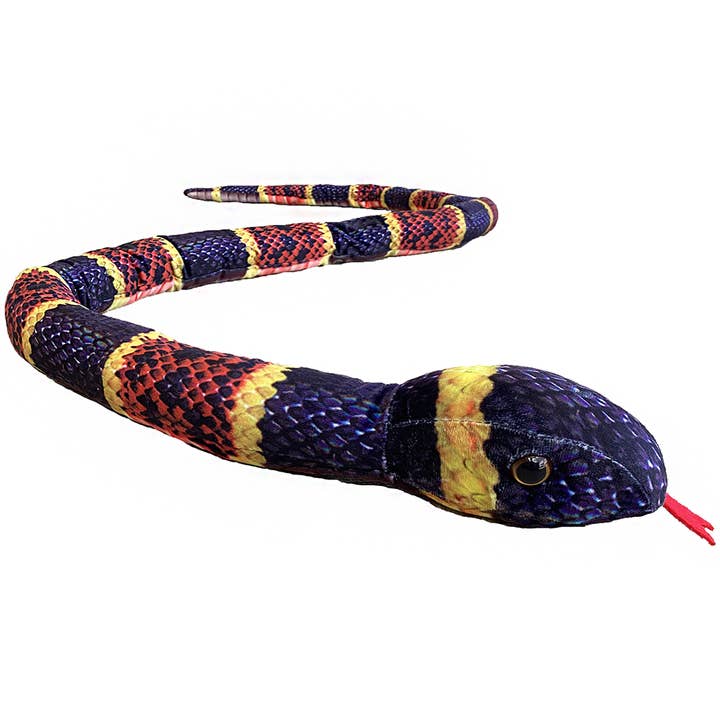 Peluche en peluche Coral Snake de 6,5 pouces pour la vente par Texas Toy Distribution