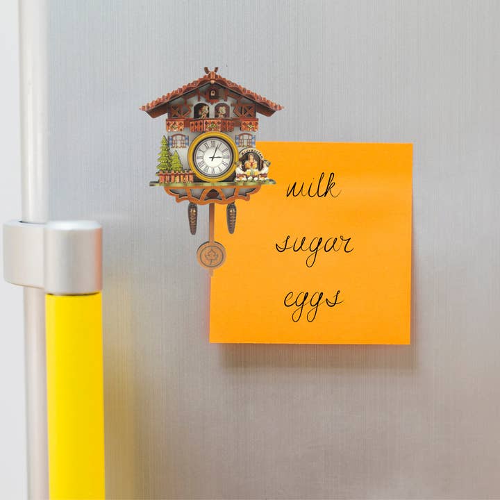 European Heritage Gifts - Wholesale Magnet - German Bier Garten Cuckoo Clock Deco Kitchen Magnet1