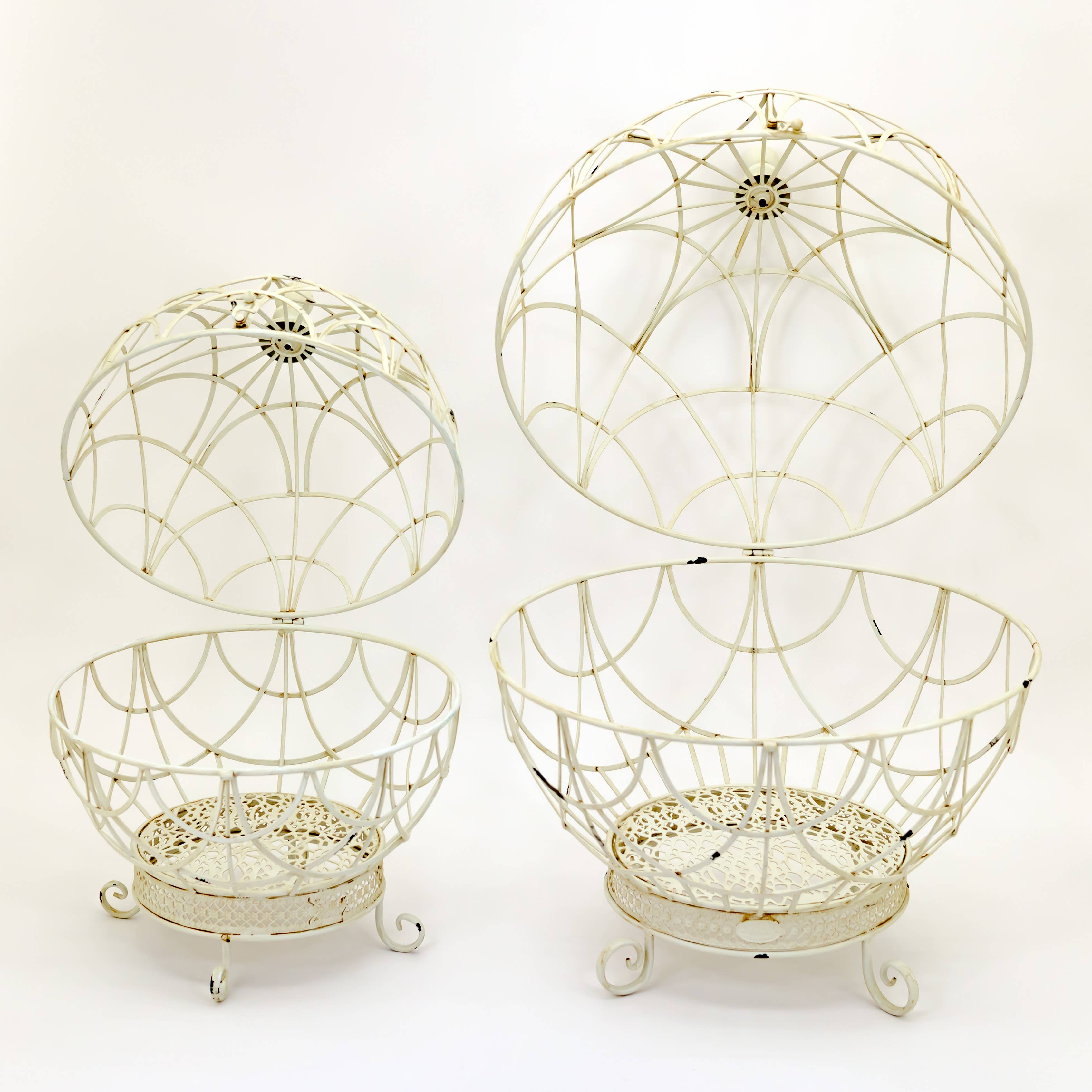 Zaer Ltd. International - Wholesale Plant Pot Stand - Iron Globe Plant Stands- 2 Sizes- 3 Color Options13