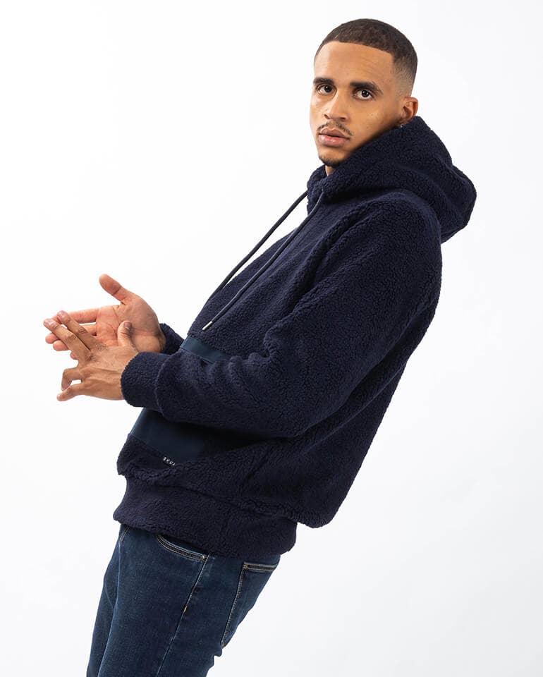 StockNow Unipessoal - Wholesale Hoodie - Men's - Hoodie Grain Navy Blue1