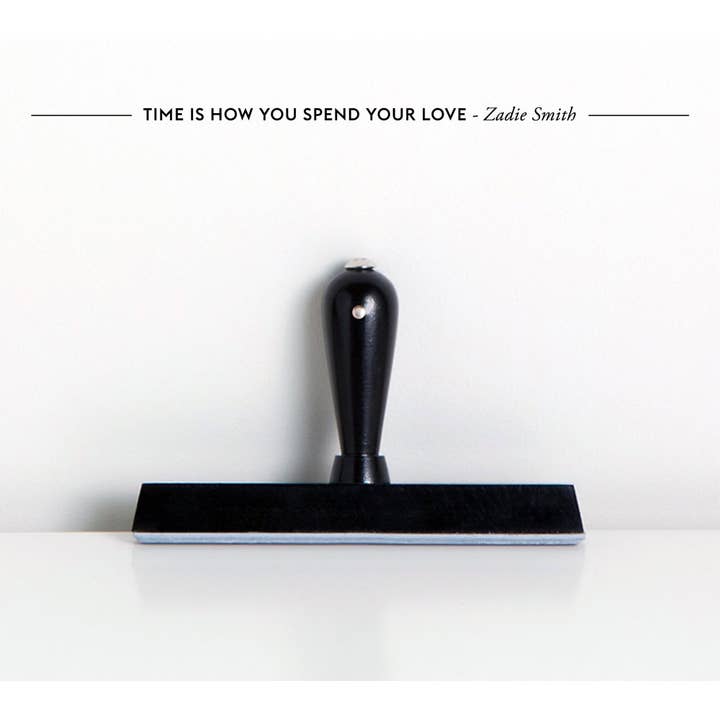 Wms&Co. - Wholesale Rubber/Decorative Stamp - Philosophical Quote Hand Stamp and Inkpad - Single Line40