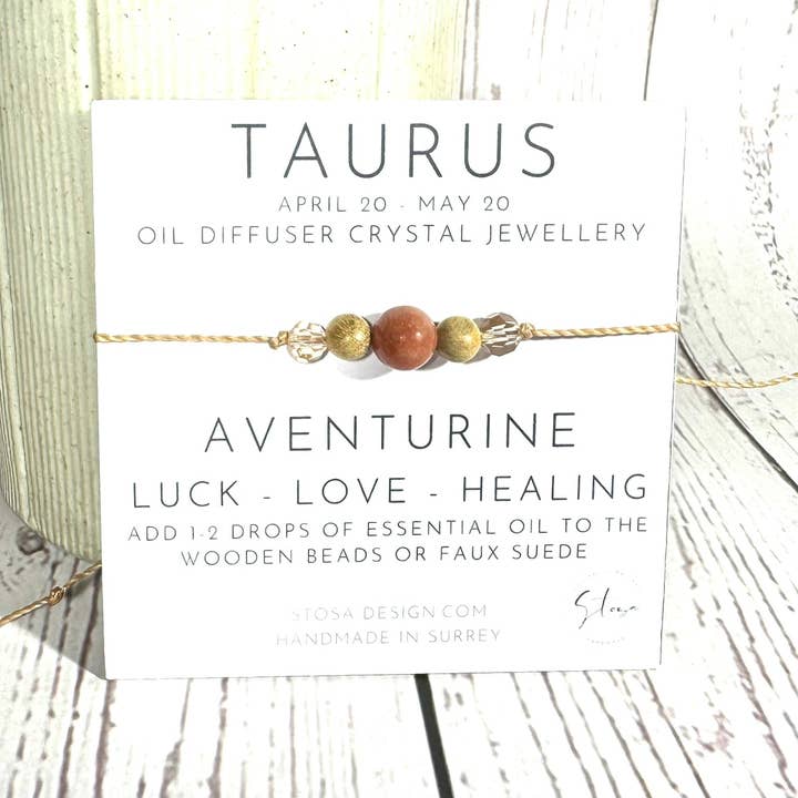 Zodiac Oil Diffuser Bracelet for wholesale by STOSA