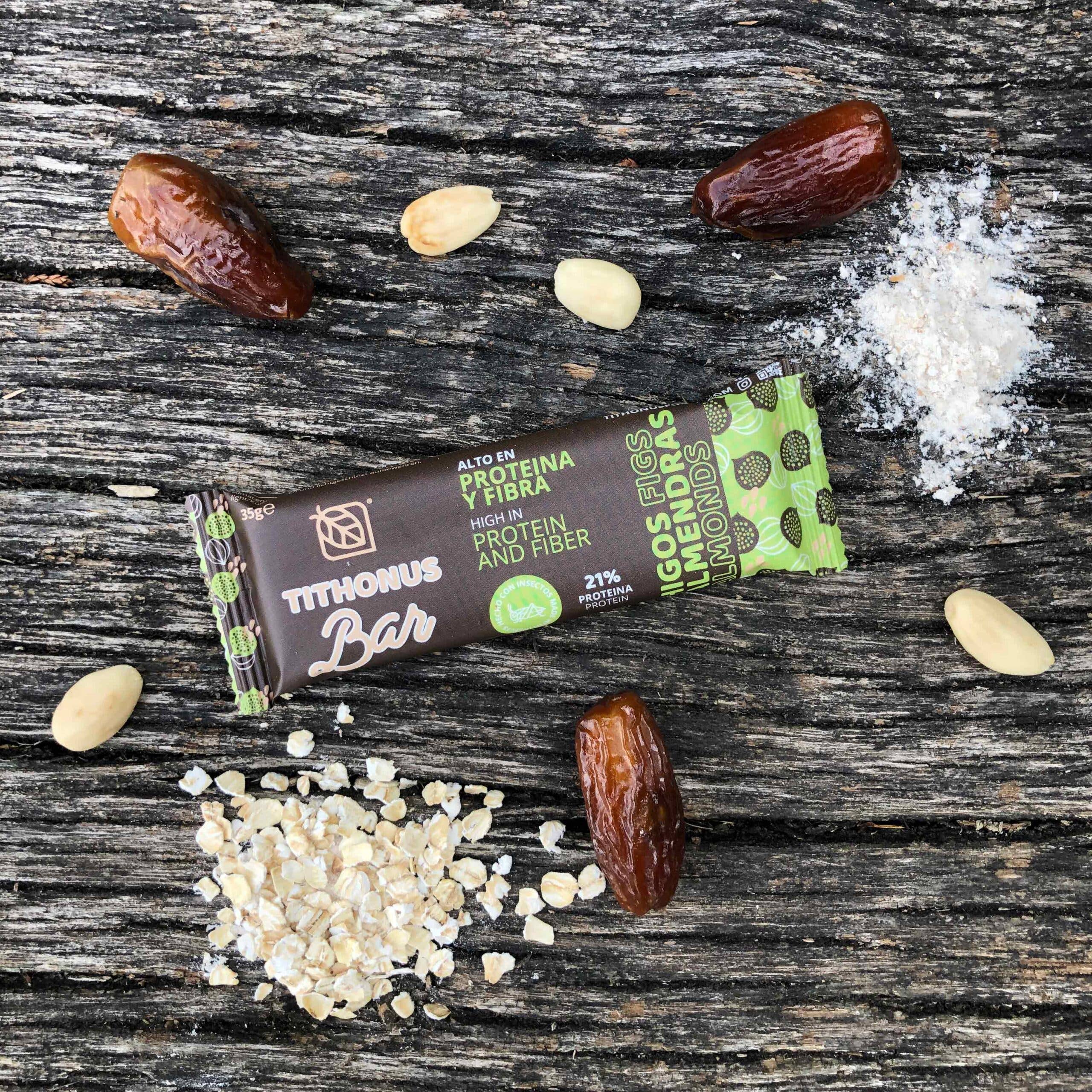 Tithonus Foods - Wholesale Snack Bar - VARIETY BOX SNACKBARS - SUSTAINABLE PROTEIN INSECT FLOUR6