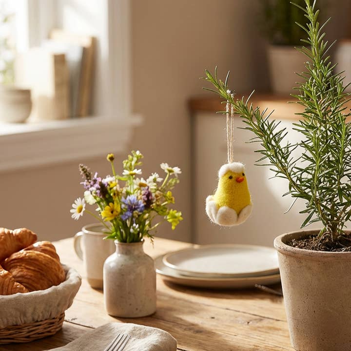 Felt So Good – Engroshandel Pynt – Håndlavet påskepynt med lille kylling2