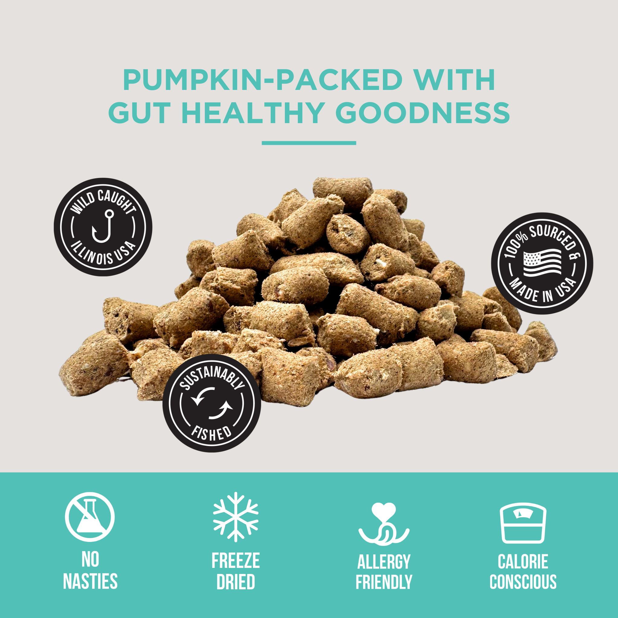 Natural Rapport – Großhandel Leckerlis – Hund – Gefriergetrockneter Silberkarpfen – der einzige Leckerbissen, den Hunde brauchen3