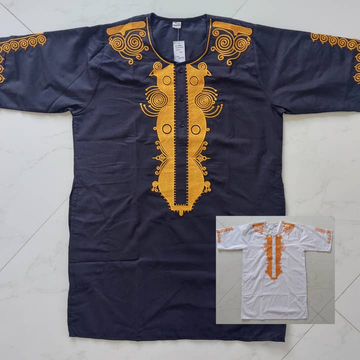India Batik - Wholesale Tunic - Men's - Tunic Shirt / Men/ Unisex/ Embroidery4
