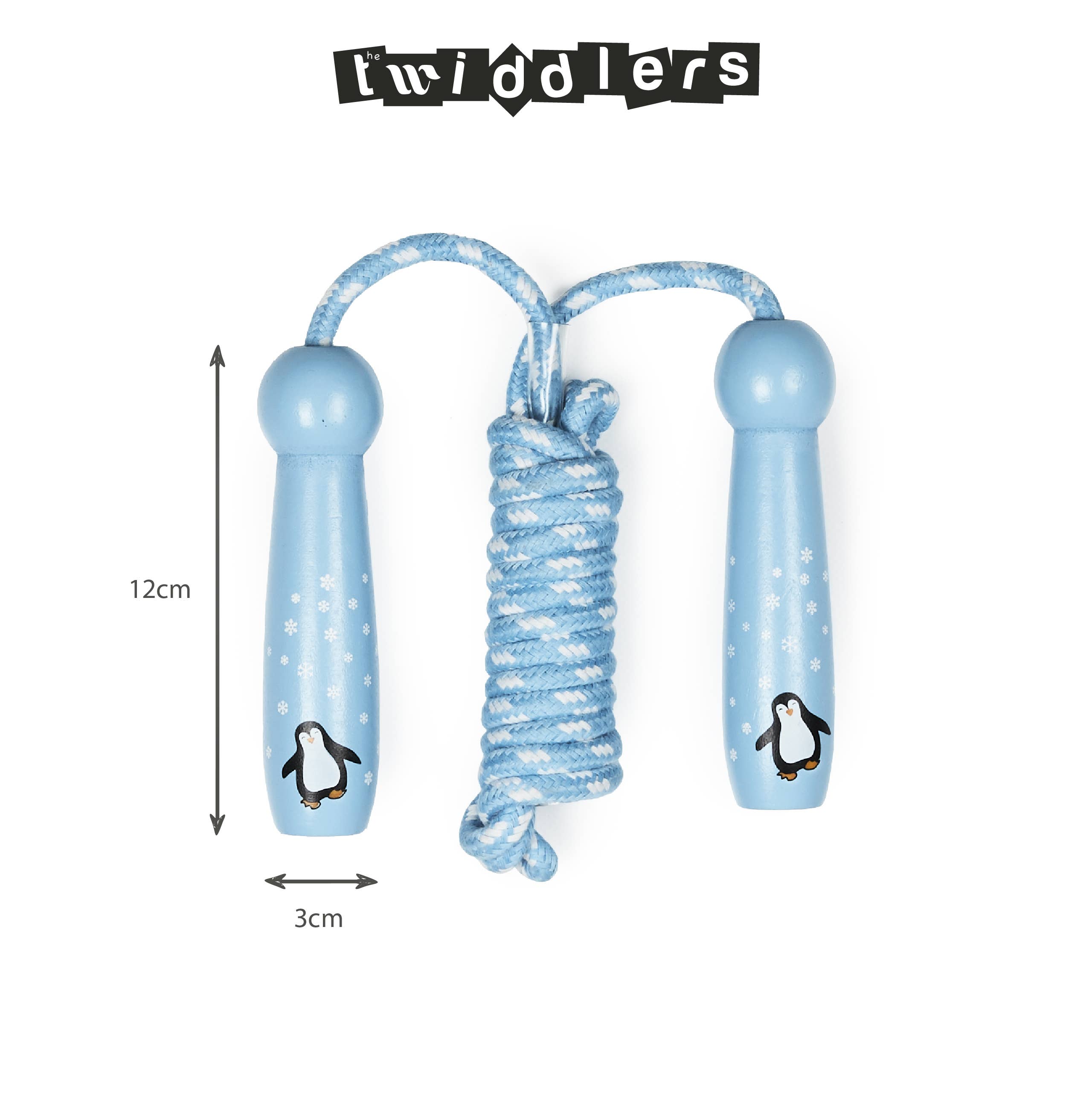 The Twiddlers - Wholesale Sporting Game - Kids & Baby - 4 Children's / Kids Skipping Ropes with Wooden Handles1