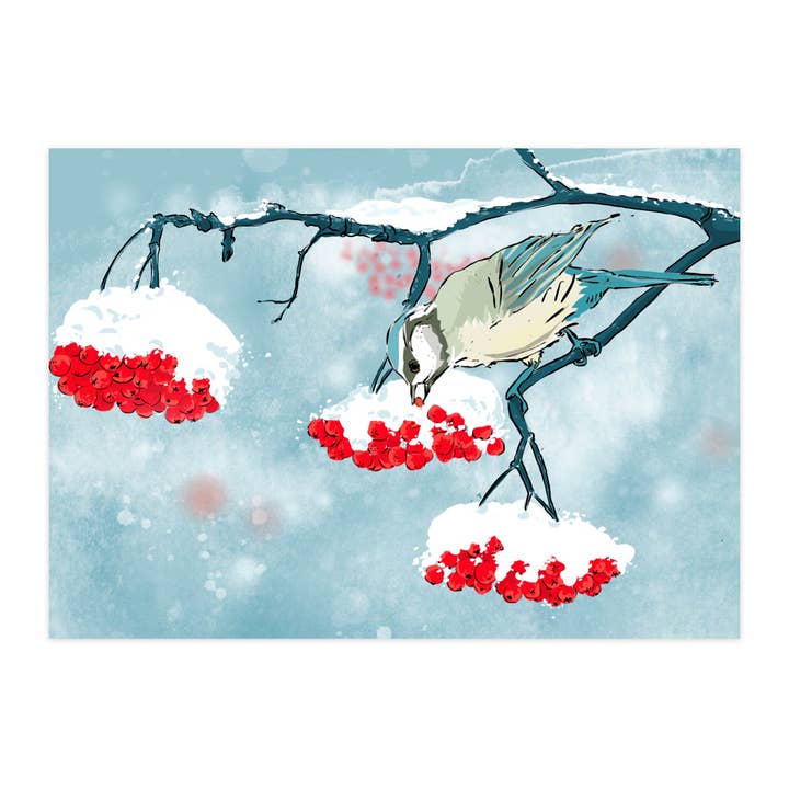 Ansichtkaart "Winterfeest" voor wholesale door paruspaper. nutzfeine papeterie