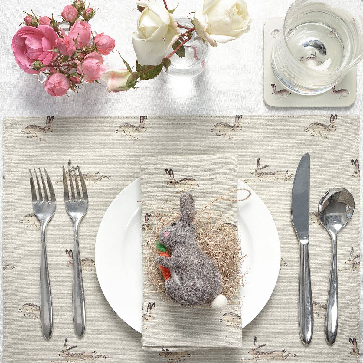 Sophie Allport - Wholesale Ornament - Hare Felt Decoration3