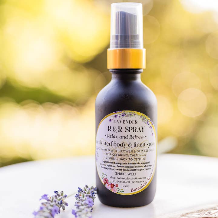 Botanical Activations - Wholesale Room & Linen Spray - R & R Lavender Body and Linen Spray