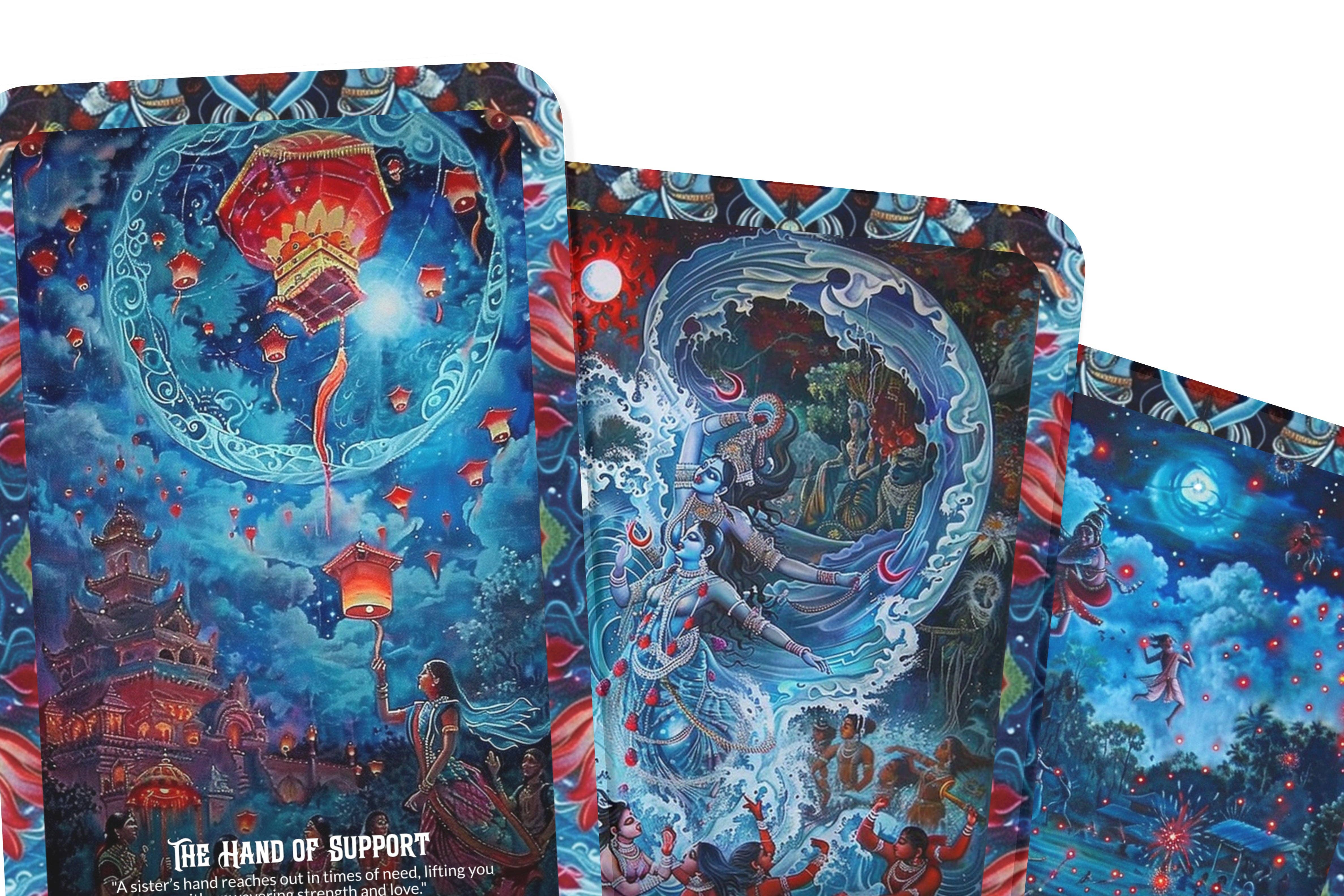 IBIZA TAROT - Wholesale Tarot Cards - Sacred Sisterhood Oracle: Celebrate the power of feminine connection with this 22-card deck, nurturing sisterhood and inner wisdom.7