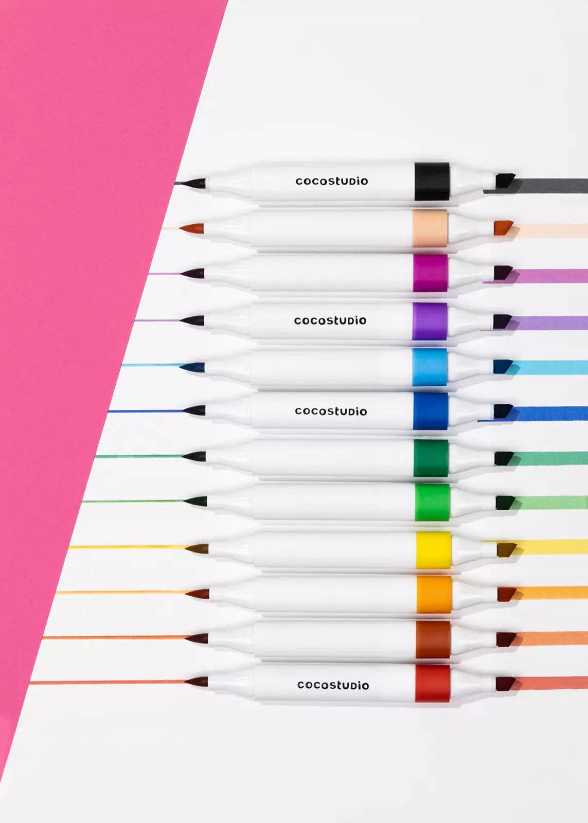 Coco Village - Wholesale Markers – Child & baby - Washable Dual Tip Markers Set - 12 colors1