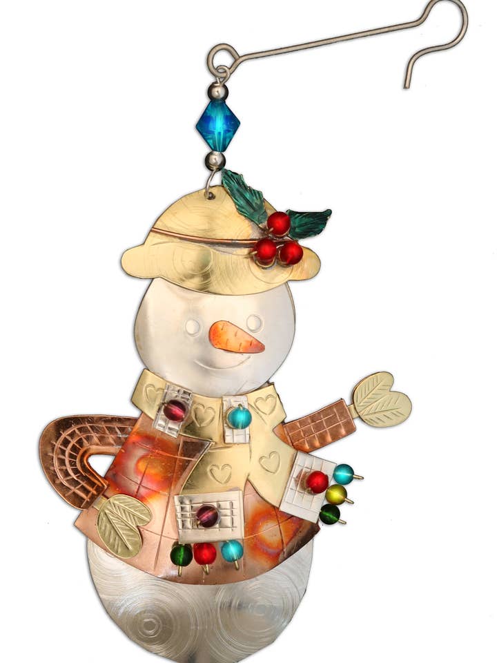 Ornement Bonhomme de Neige Joyeux pour la vente par Pilgrim Imports