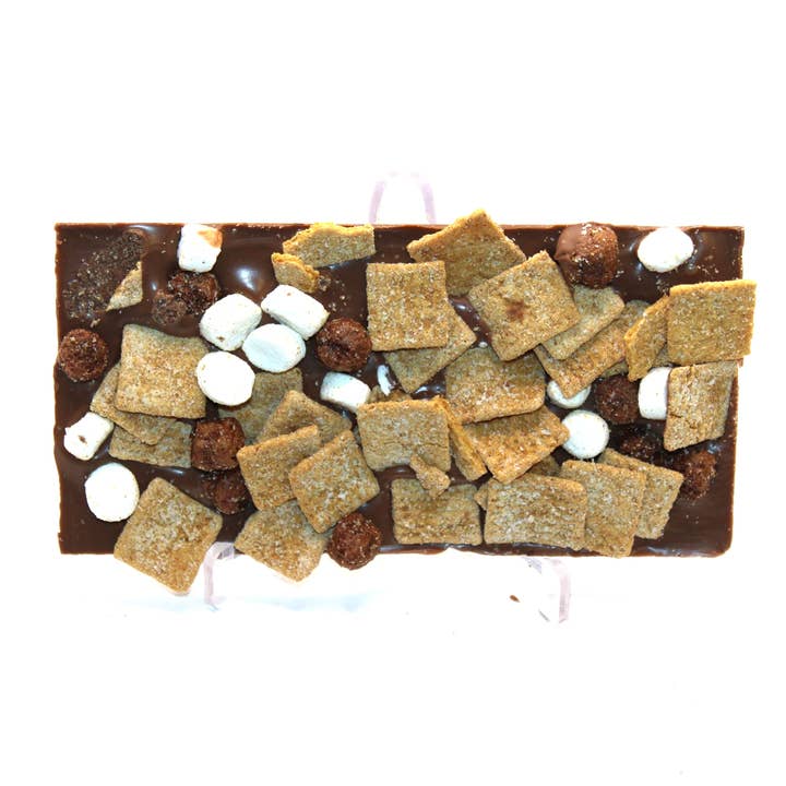 Milchschokolade S'mores Riegel für den Großhandel von Sinful Sweets Chocolate Company
