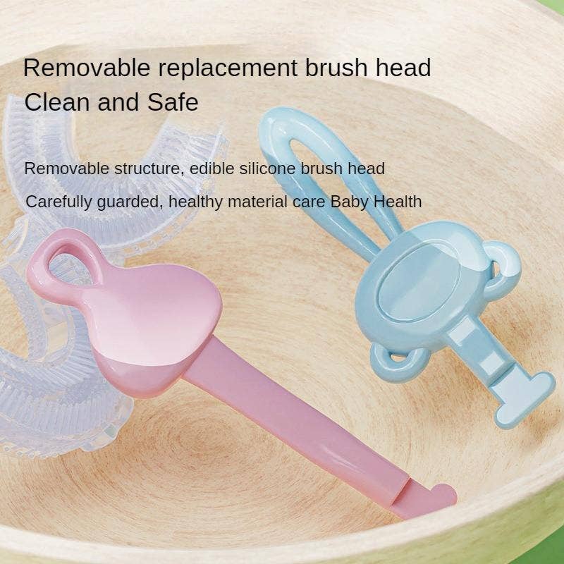 Mix Match Colors Soft Baby Tooth Brush U Shape for wholesale on Faire6