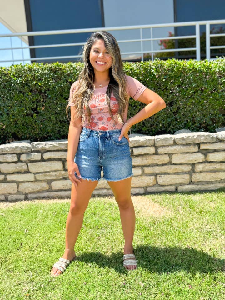 Body en maille Western Rose pour la vente par GRACE+EMMA by Southern Grace