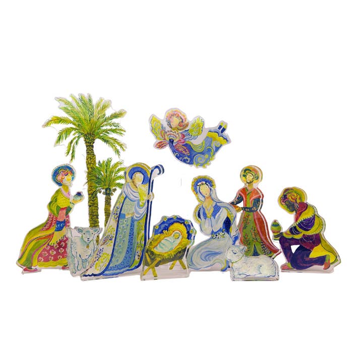KHA-244 Nativity Set Mini | 0.50 Acrylic for wholesale by Kimberly Hodges
