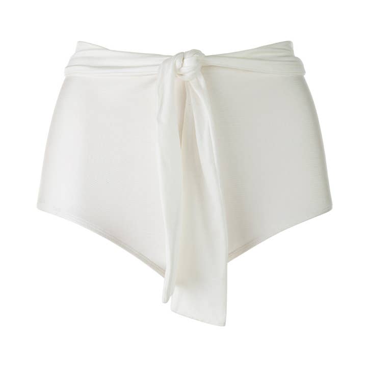 Loretta Slip mit hoher Taille, cremefarben für den Großhandel von Seaspray Swimwear