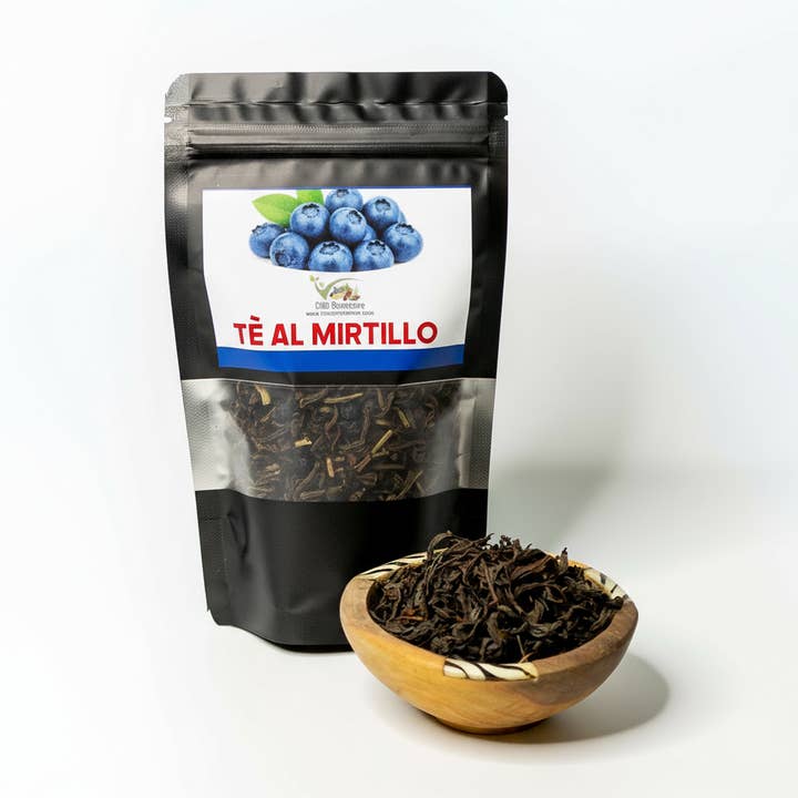 Cibobenessere - Wholesale Health/Detox Tea - 100% Natural Blueberry Tea - Protects Vision and Improves Memory0