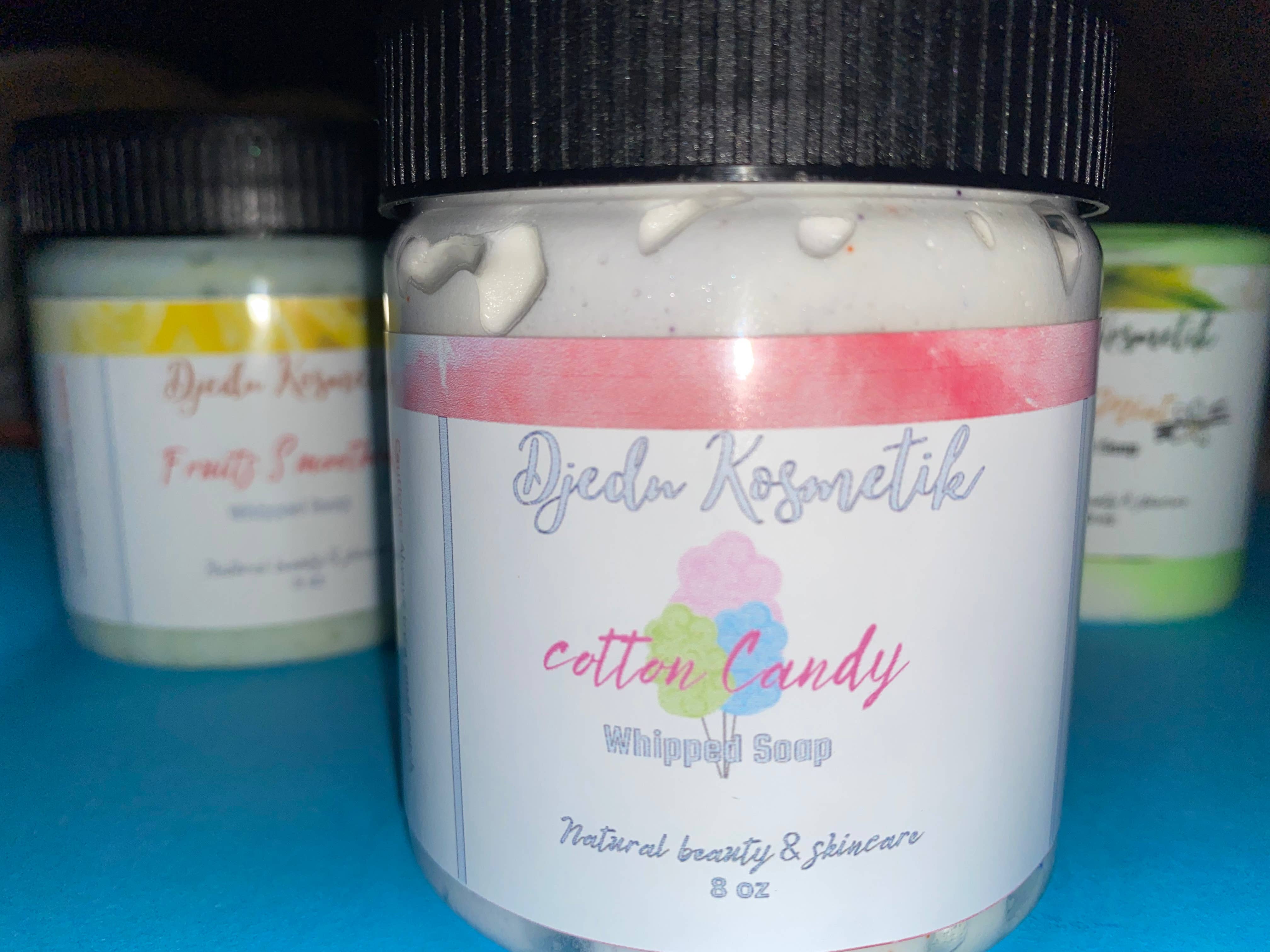 Djedn Kosmetik – Engroshandel Pisket sæbe – Cotton Candy Skummende Sæbe3