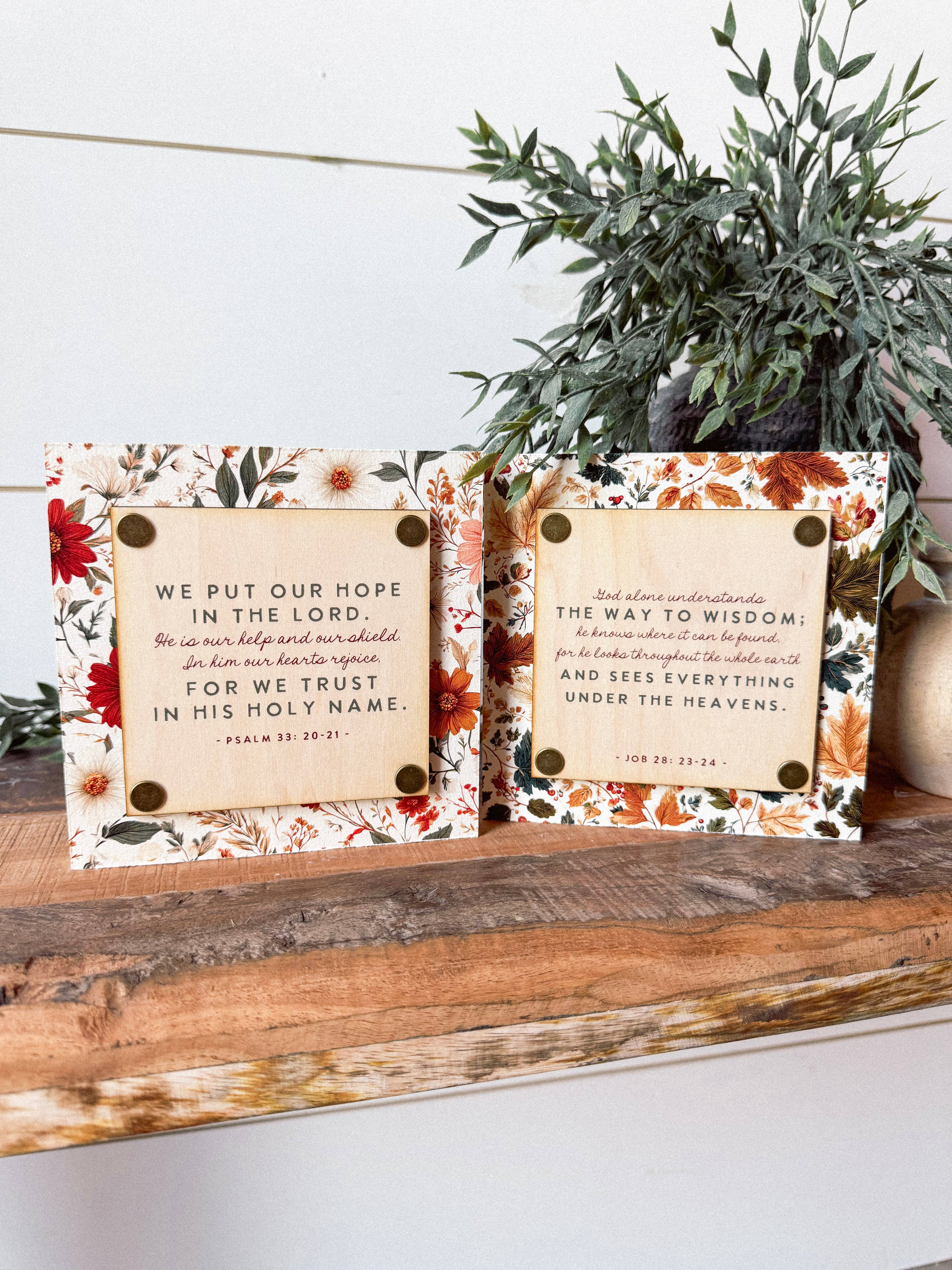 WillowBee Signs & Designs - Wholesale Sign - Bible Verse Mini Block Sign4