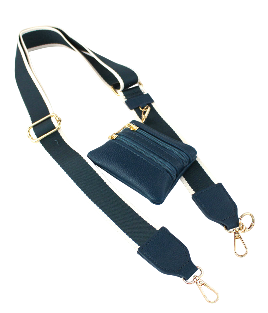 AR New York - Wholesale Crossbody Bag - Women's - C001 - Stripe Clip & Go Crossbody Strap with Pouch10