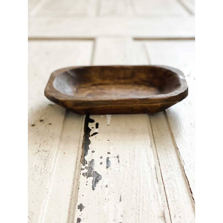 Rustic Farm - Wholesale Candle Holder - Petite Wood Bowl, Candle Ready, Handmade, #A - 7.1