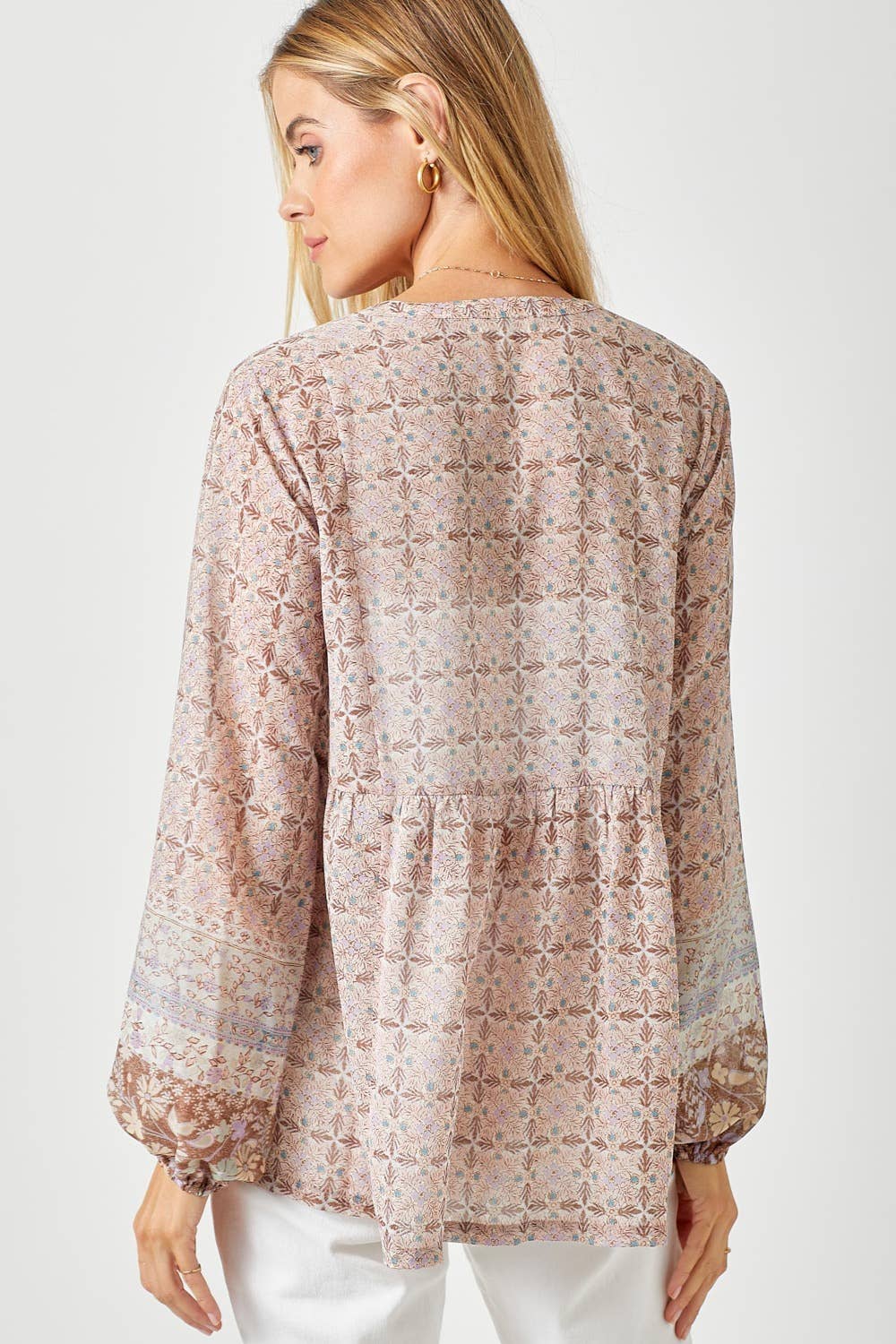 Mystree - Wholesale Blouse - Women's - 60521 Printed Peasant Blouse13