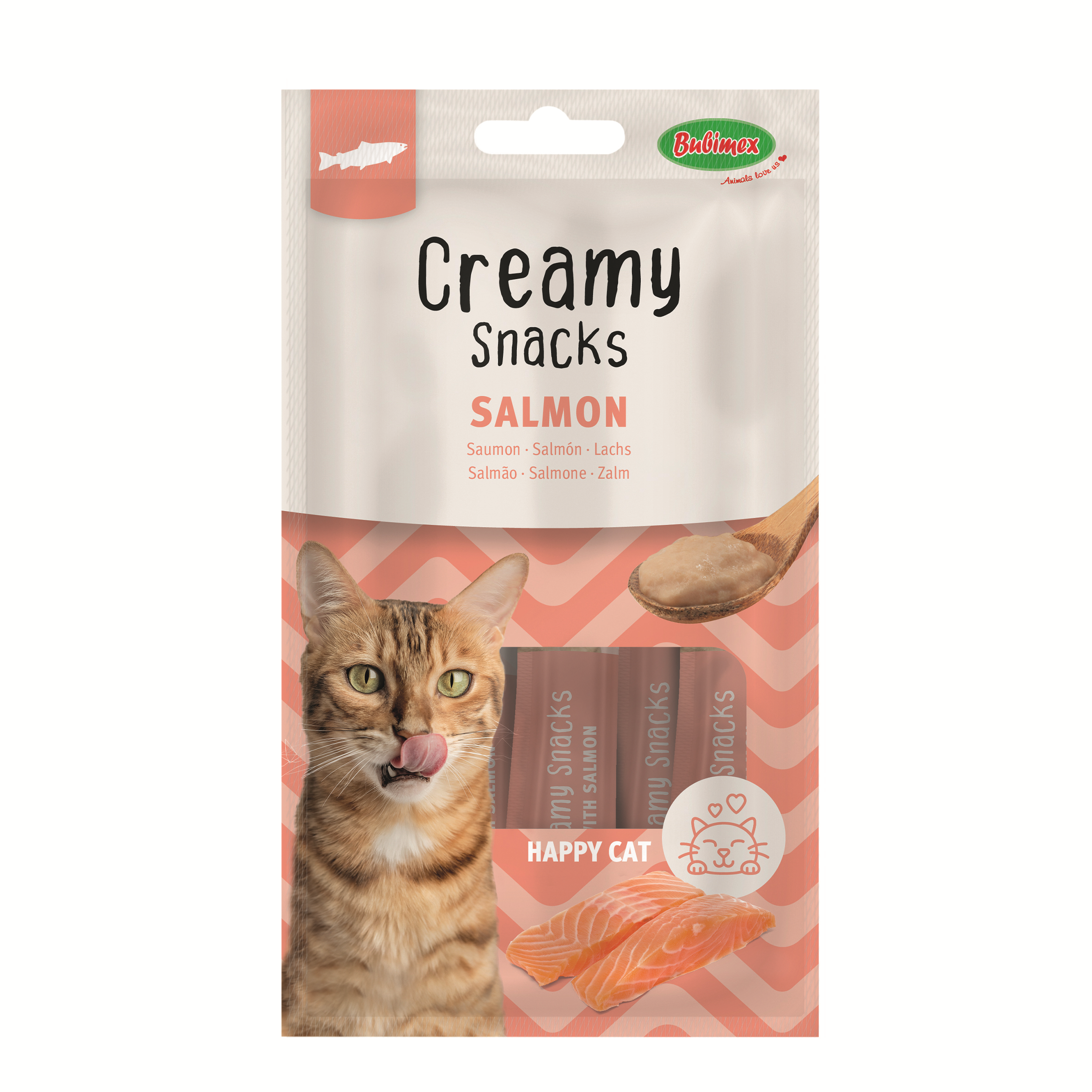 Bubimex - Wholesale Pet Treats - Cat - Creamy Snack Salmon 60g (4pcs)0