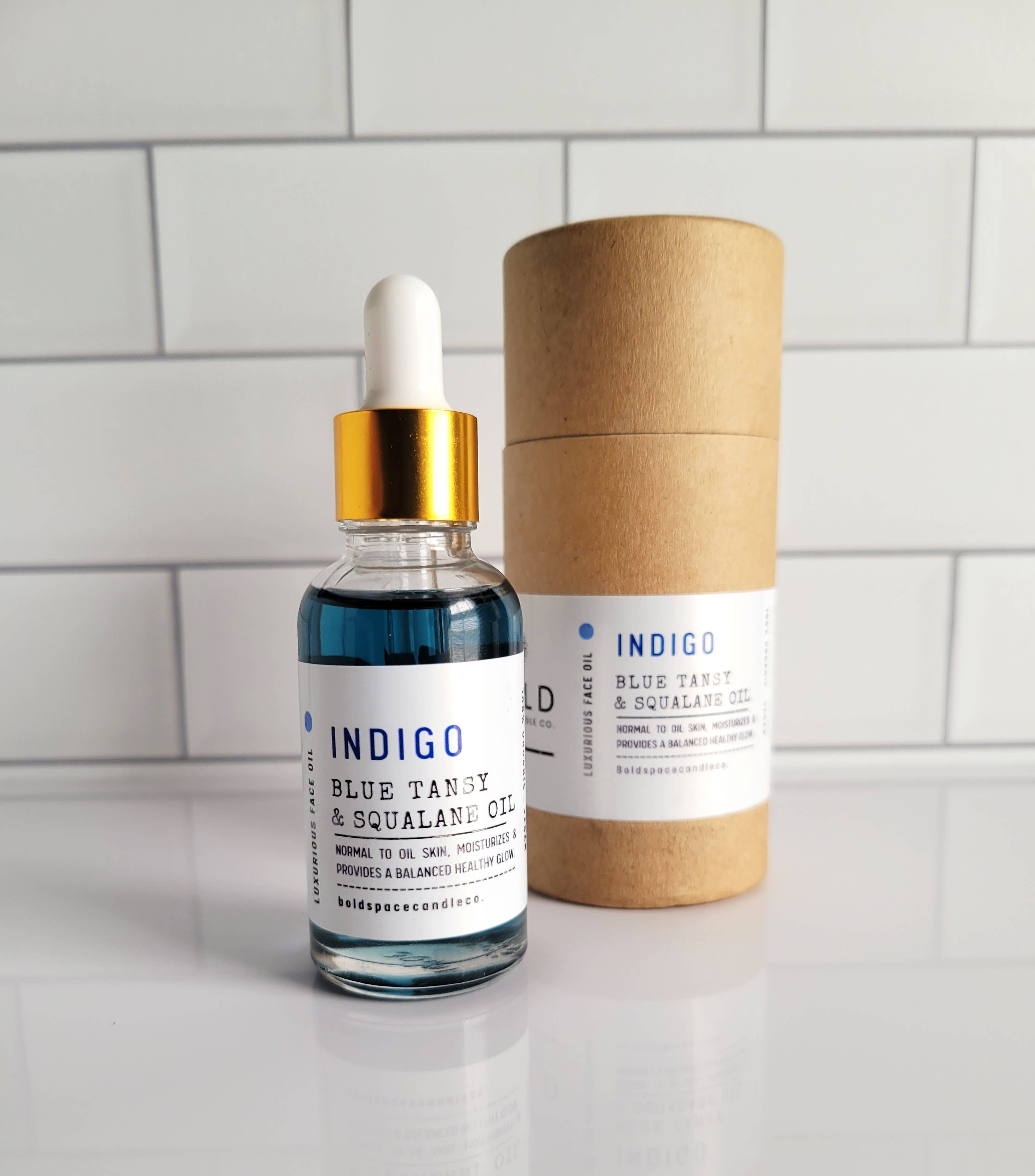 Bold Space Candle Co. - Wholesale Facial Oil - Indigo | Blue Tansy & Squalane Face Oil4