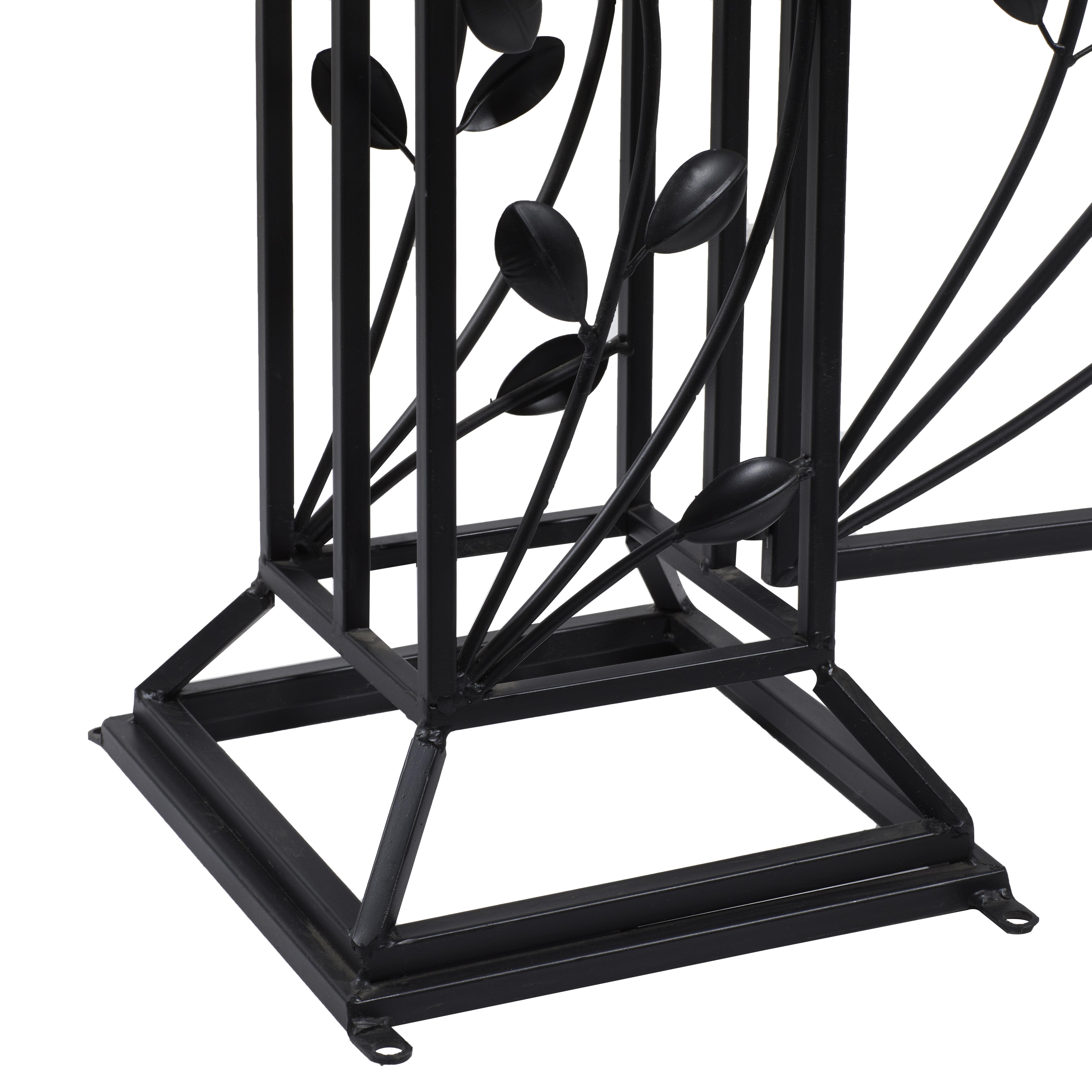 Import Corner - Wholesale Outdoor Ornament/Decor - A-29085: METAL GARDEN GATE 70"W, 65"H4