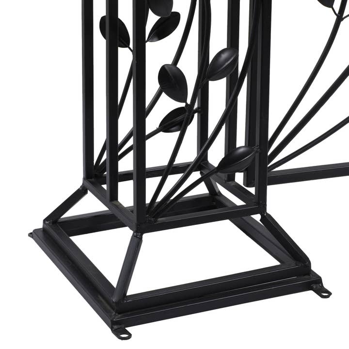 Import Corner - Wholesale Outdoor Ornament/Decor - A-29085: METAL GARDEN GATE 70"W, 65"H4