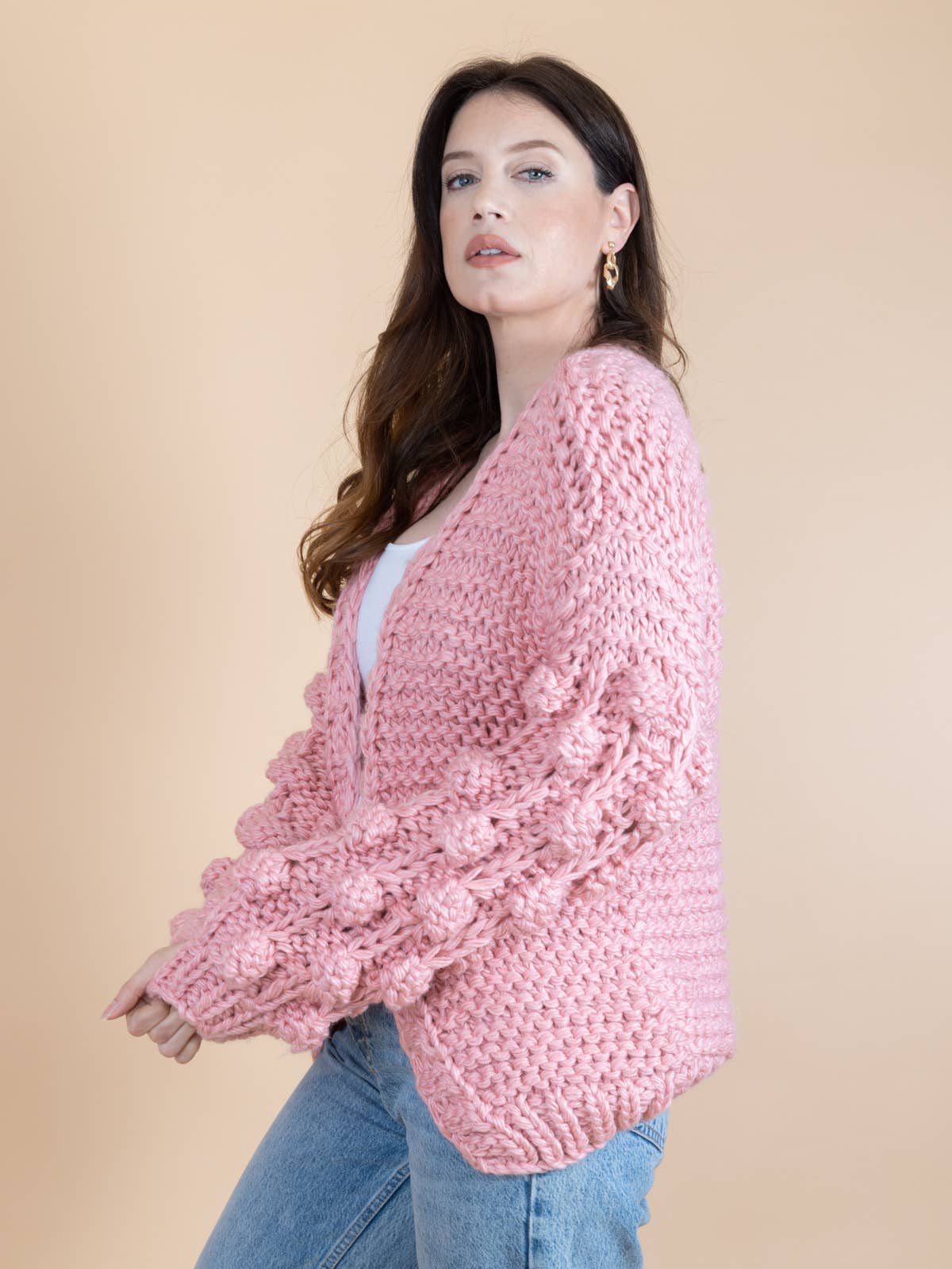 SAACHI - Wholesale Cardigan - Dames - Gebreid vest met snuistermouwen8