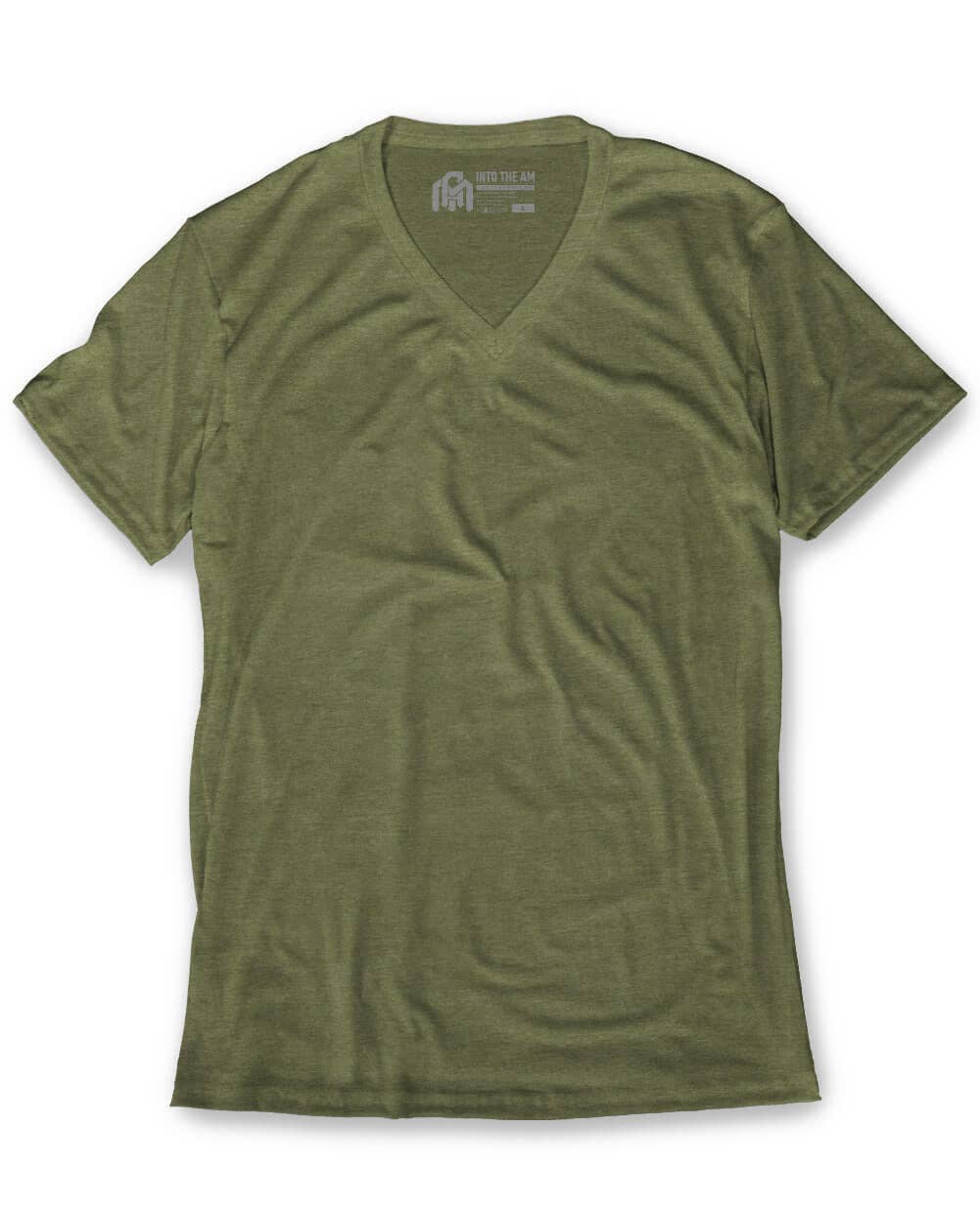 INTO THE AM – wholesale T-shirt – men's – Men's V-Neck Plain Blank Tee Shirt (Non-Branded)2