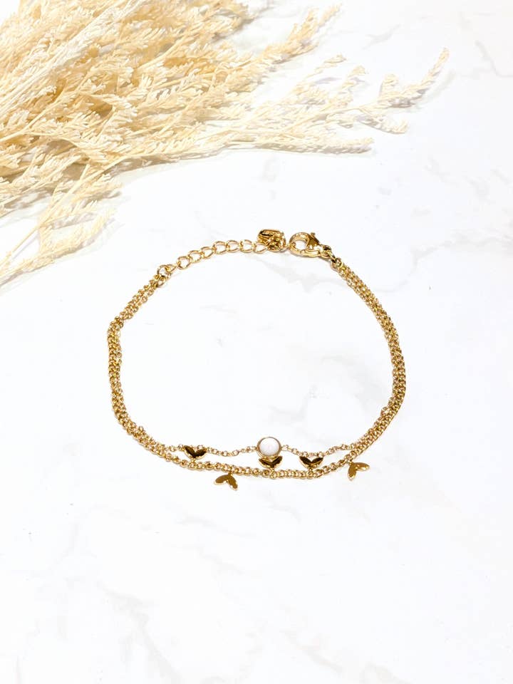 44323BR Stainless steel bracelet for wholesale by LOLO & YAYA