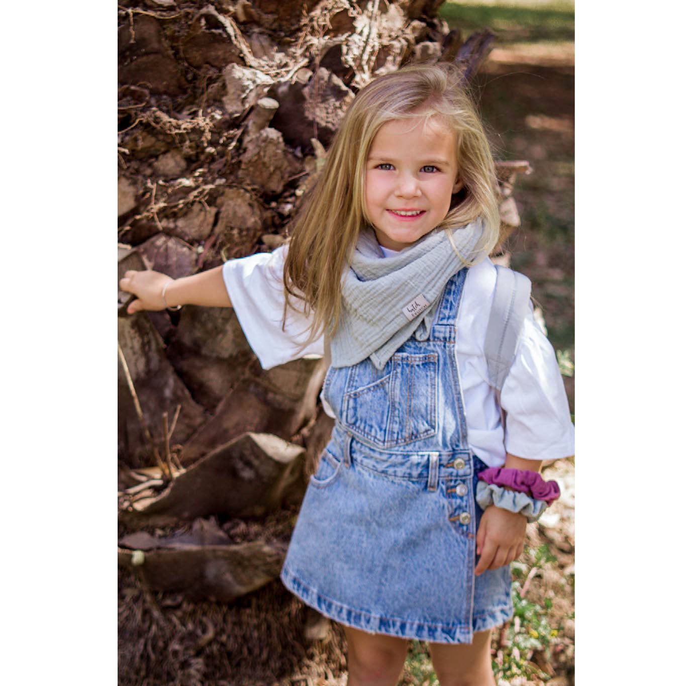 hutch&putch – wholesale Scarf – Child – Muslin scarf for toddlers • aquamarine1