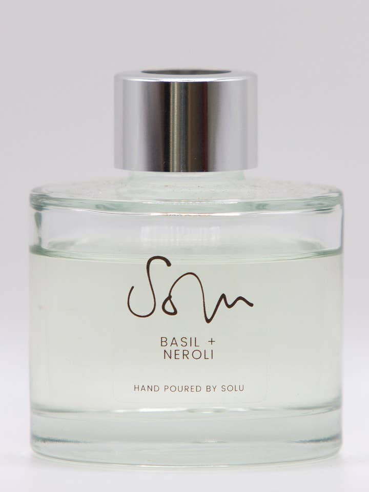 Basil + Neroli 100ml Diffuser for wholesale by Solu Candles