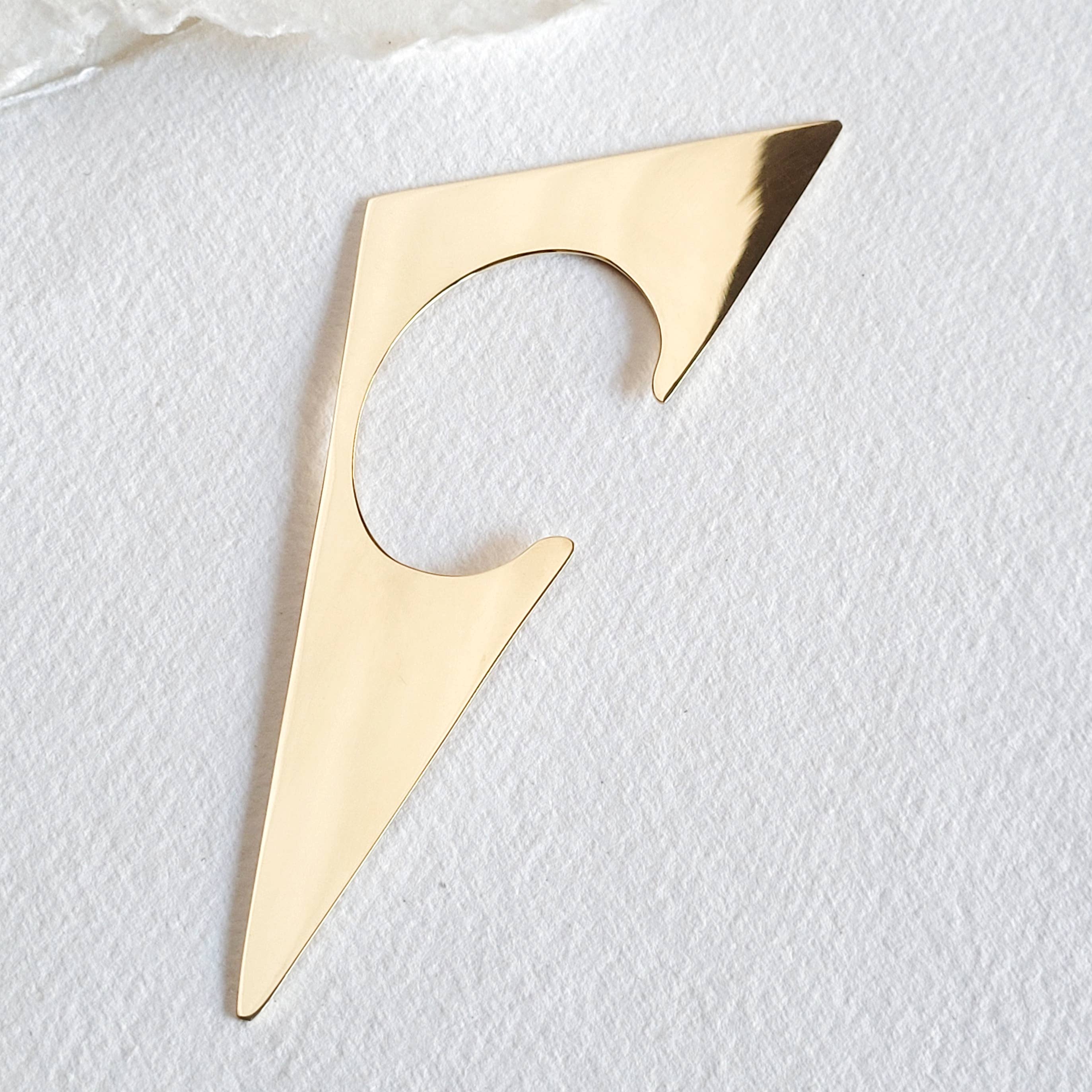 Bisjoux - Wholesale Cuff/Wrap Earrings - Gio Ear Cuff brass earrings modern statement jewelry9