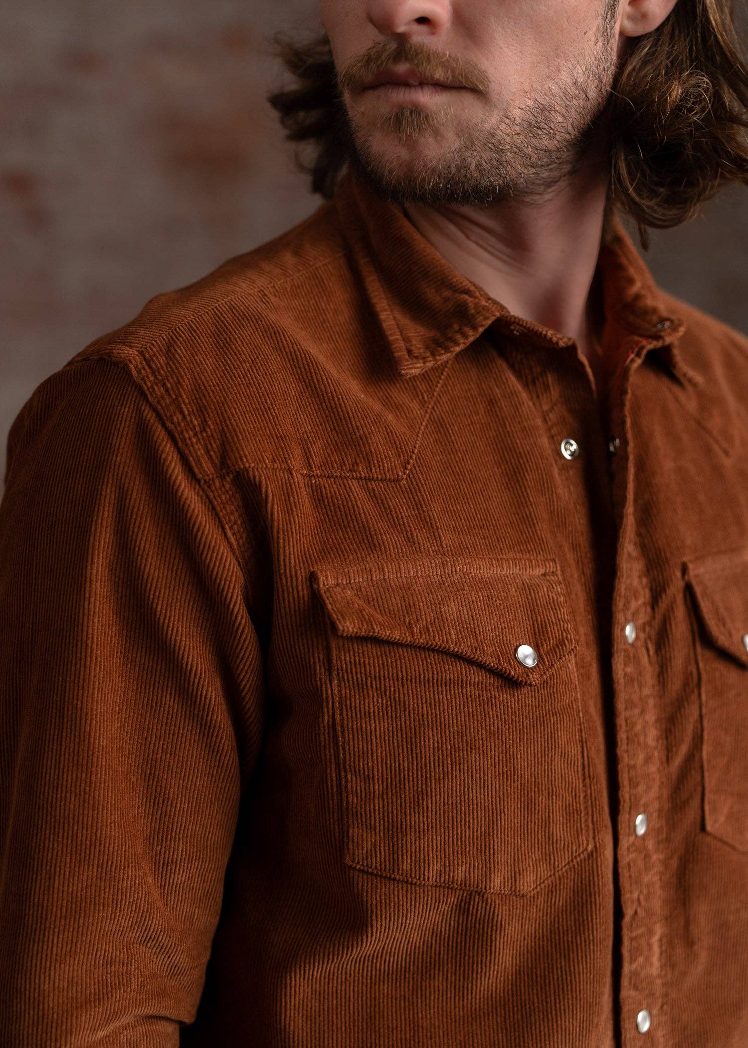 Iron & Resin – wholesale Buttoned-down shirt – Men's – Corduroy Ojai Shirt6