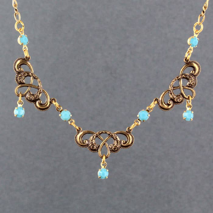 Collier de reproduction victorien N803 pour la vente par Sadie Green's Jewelry