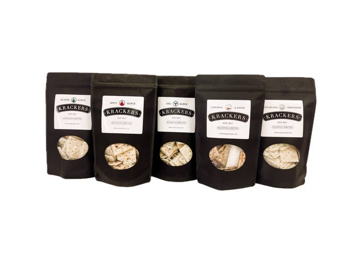 Sweet and Savory Crackers Variety Case (25 units) for wholesale by Krackers