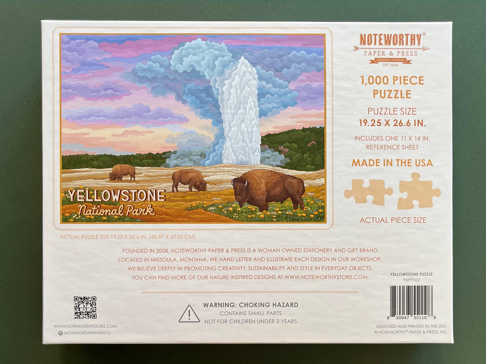 Noteworthy Paper & Press - Vendita all'ingrosso Puzzle - Adulti - Puzzle del Parco Nazionale di Yellowstone2