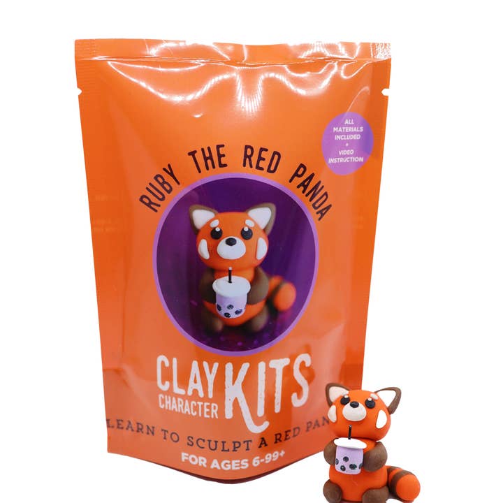 Red Panda DIY Polymer Clay Kit | Arts & Craft Kit and other Purchase Wholesale fimo. Free Returns & Net 60 Terms on Faire trending on Faire.