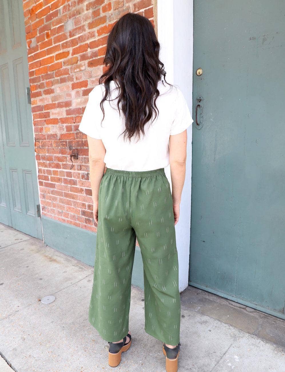 Passion Lilie - Wholesale Pants - Women's - Olive Breeze Organic Pants3