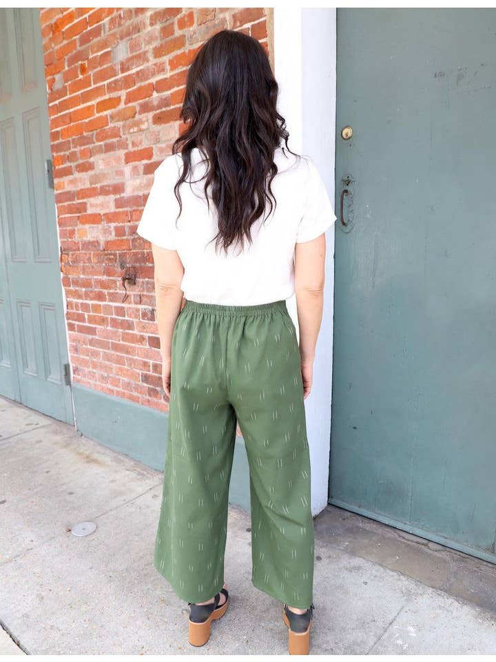 Passion Lilie - Wholesale Pants - Women's - Olive Breeze Organic Pants3