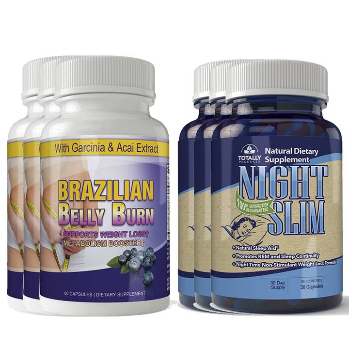 Totally Products - Wholesale Oral supplement/vitamin - Brazilian Belly Burn and Night Slim Combo Pack2