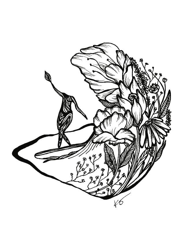 Surf Art Print (person surfing) for wholesale by Mind & Company