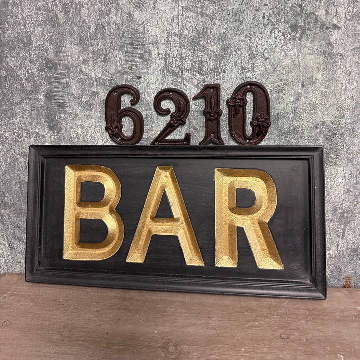 Vagabond Vintage - Wholesale Wall Accent - Vintage Cast Iron House Numbers