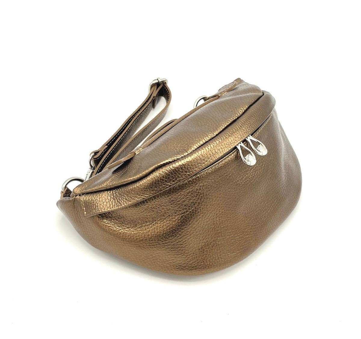 Suie Valentini srl - Wholesale Crossbody Bag - Women's - Genuine leather fanny pack, Made in Italy, art. 11242610